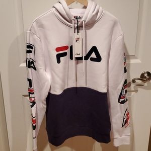 New Mens Medium Fila Hoodie